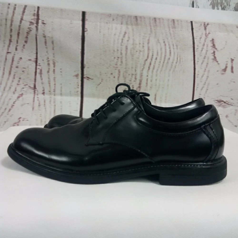 Nunn Bush Comfort Gel Black Leather Dress Shoes